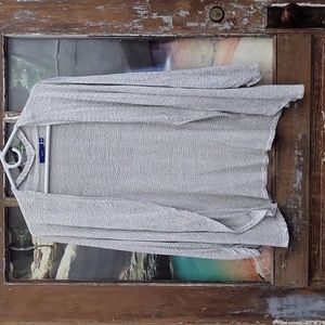 APT. 9 Large Light Cardigan White and Black